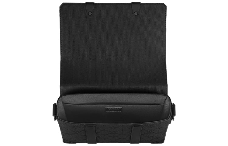 LOUIS VUITTON Trunk Cow Leather Soft Box Small Square Bag, Messenger Bag, Shoulder Bag, Crossbody Bag Men's Black