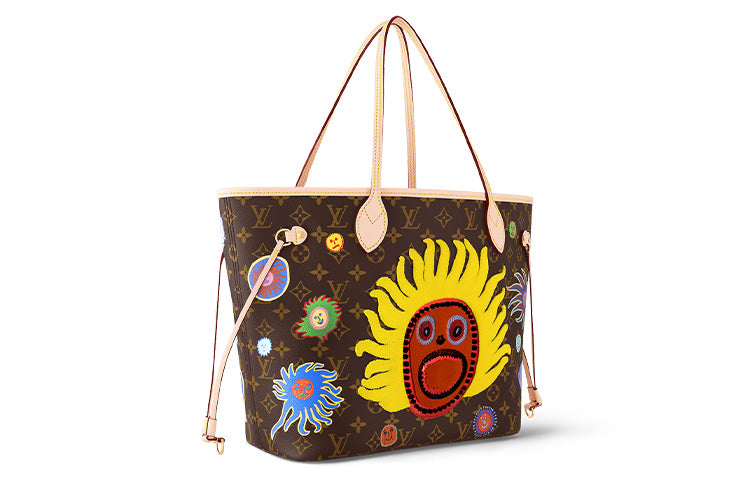 LOUIS VUITTON Lv X Yk Neverfull Mm Quartz