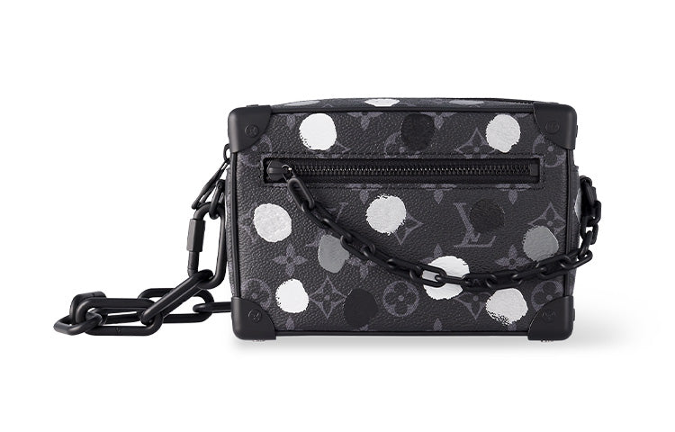 LOUIS VUITTON X Yayoi Kusama Mini Soft Trunk Monogram Eclipse Black/Silver