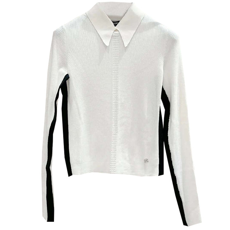 CHANEL 24 New Spring And Summer Arrivals Sweater Women's White