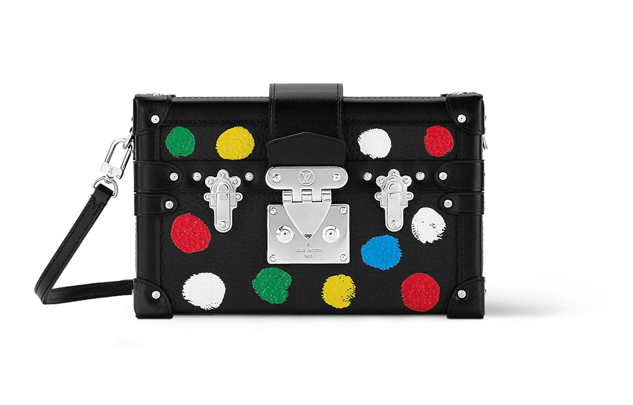 LOUIS VUITTON X Yayoi Kusama Petite Malle Black