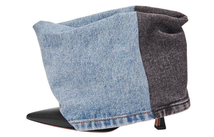 LOEWE Ankle Boots Women's Blue Gray