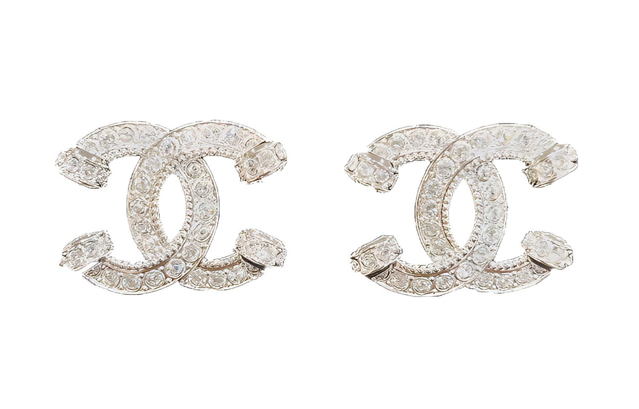CHANEL Stud Earrings Women's Gold