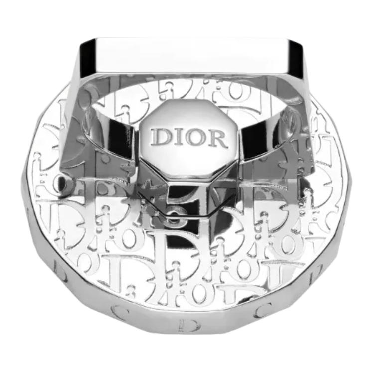 DIOR Brass Phone Accessories Unisex Silver