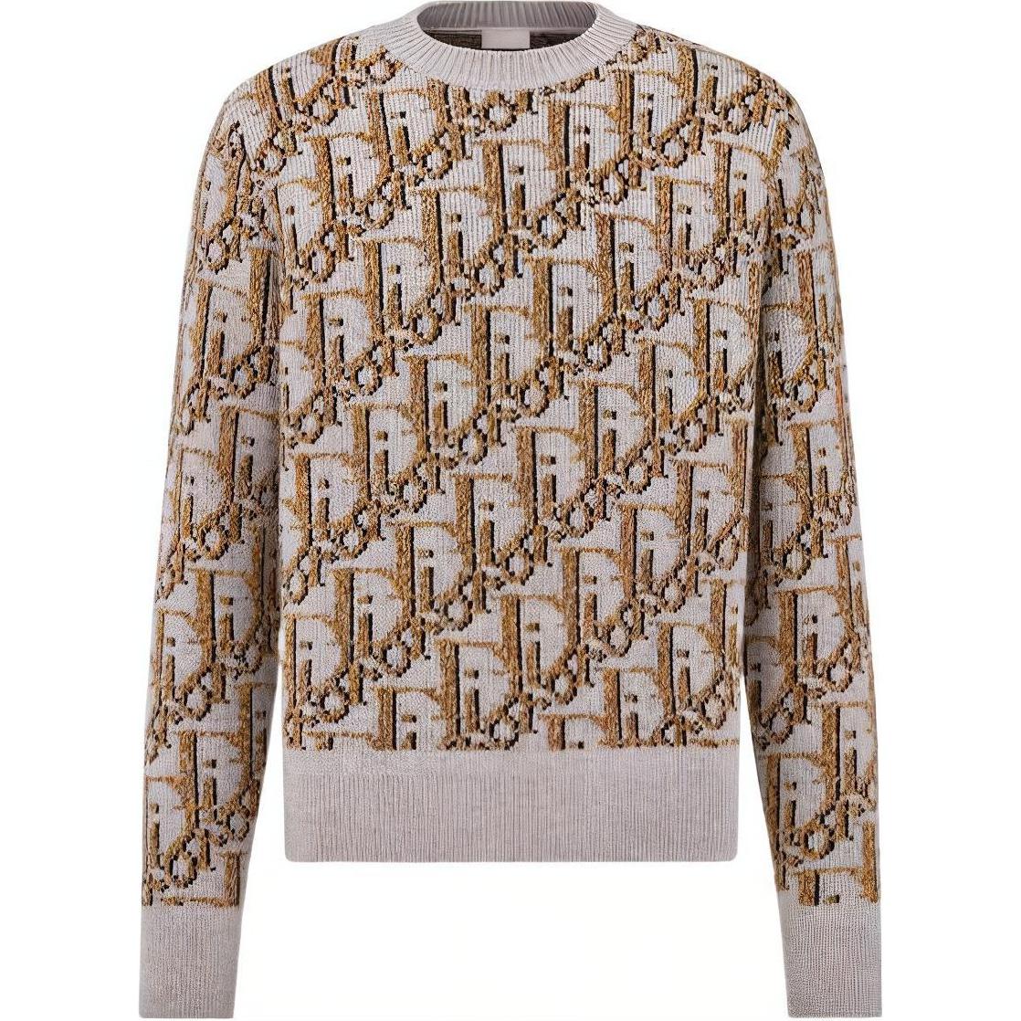 DIOR FW22 Sweater Men's Beige Yellow