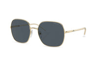 PRADA Irregular Shape Sunglasses Women's Gold