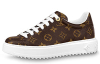 LOUIS VUITTON Time Out Sneakers 'Brown Monogram' Women's