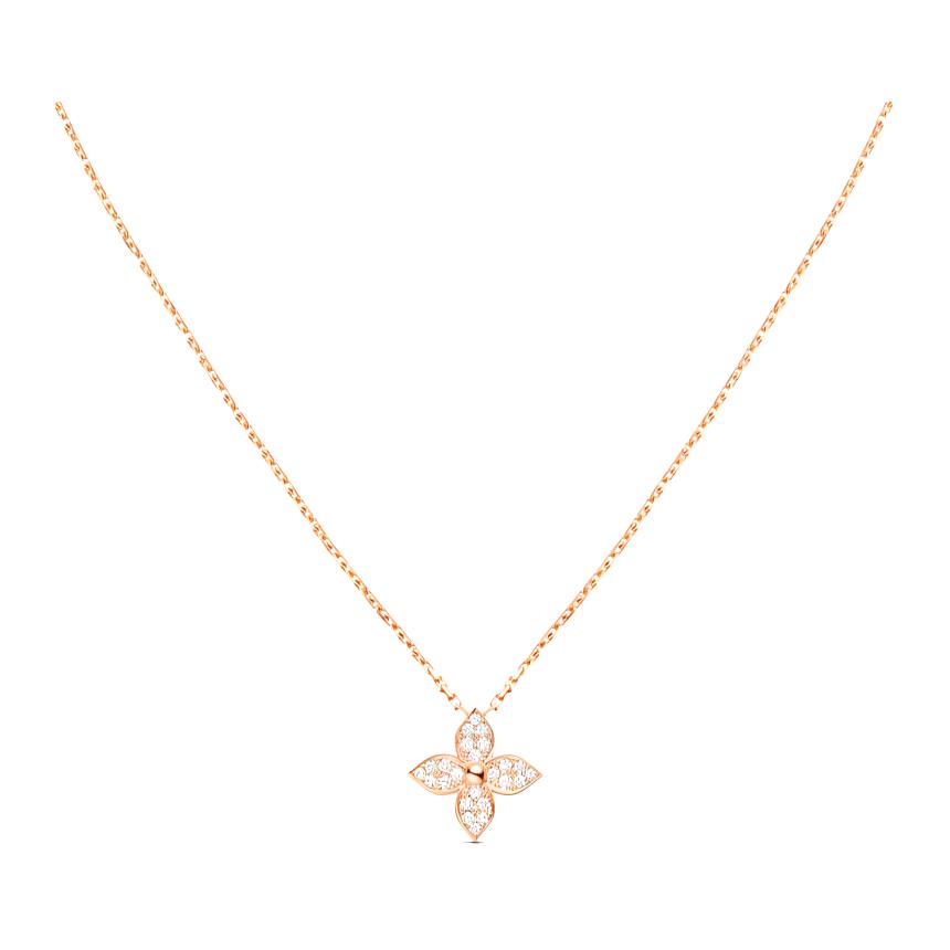LOUIS VUITTON Idylle Blossom Pendant Pink Gold And Diamonds