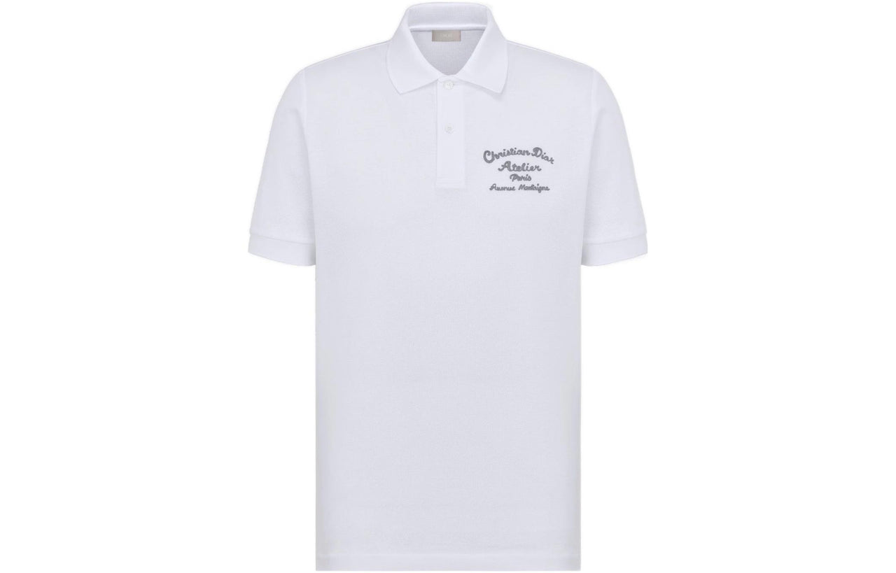 DIOR Quarterly New Products Polo Shirts Men White