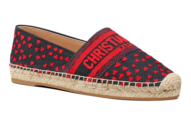 DIOR Granville Casual Single Shoes Women's Blue Red
