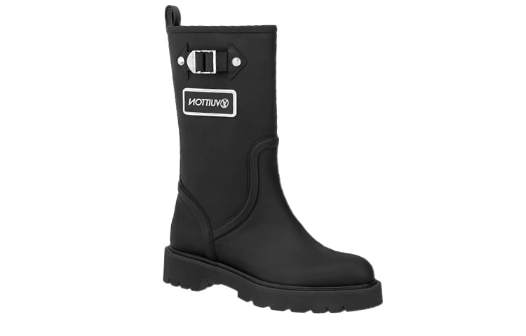 LOUIS VUITTON Ankle Boots Women's Black