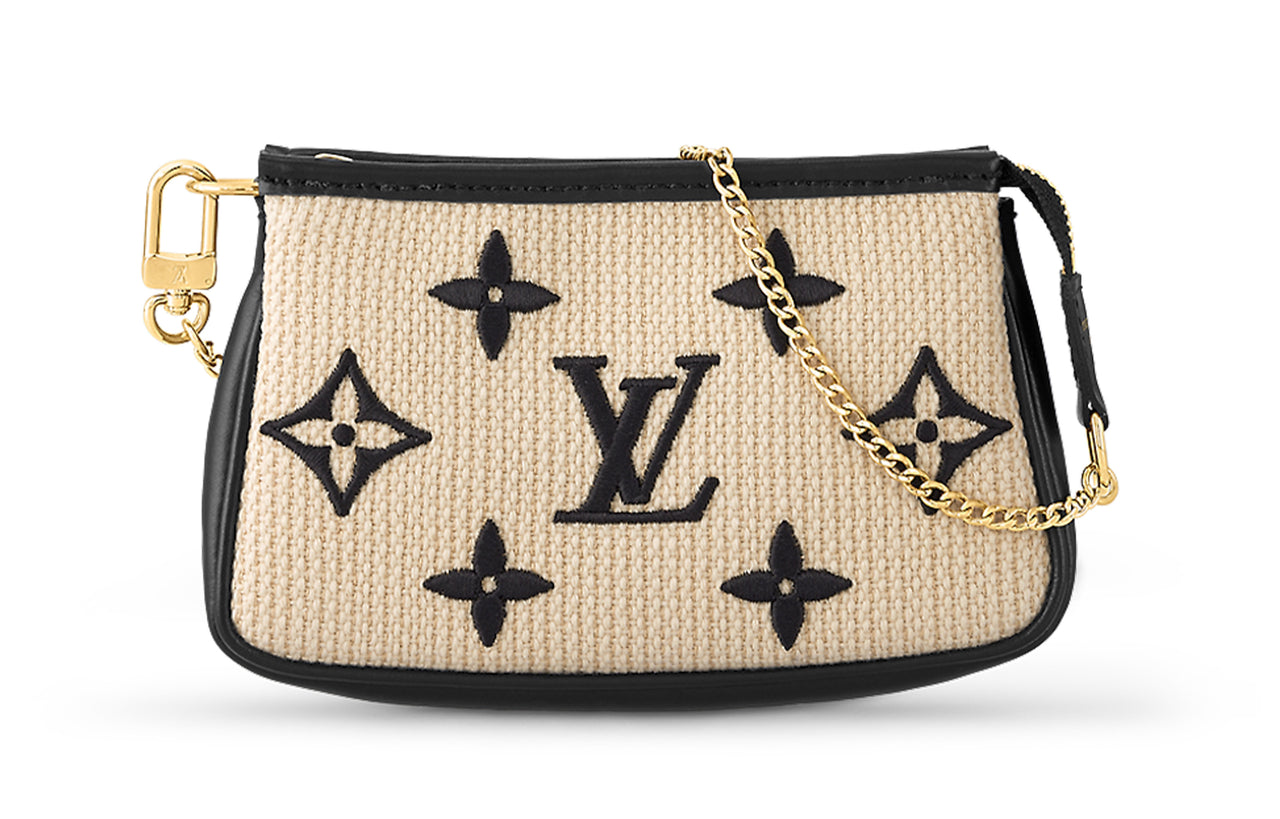 LOUIS VUITTON Mini Pochette Accessoires Black