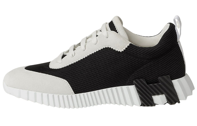 HERMES Bouncing Sneakers Noir Blanc