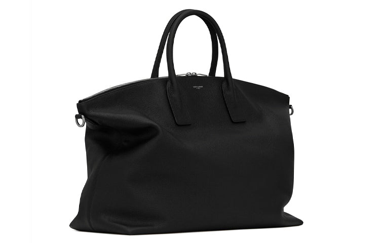 SAINT LAURENT YSL Grain Leather Shoulder Bag, Crossbody Bag, Handbag Men's Black