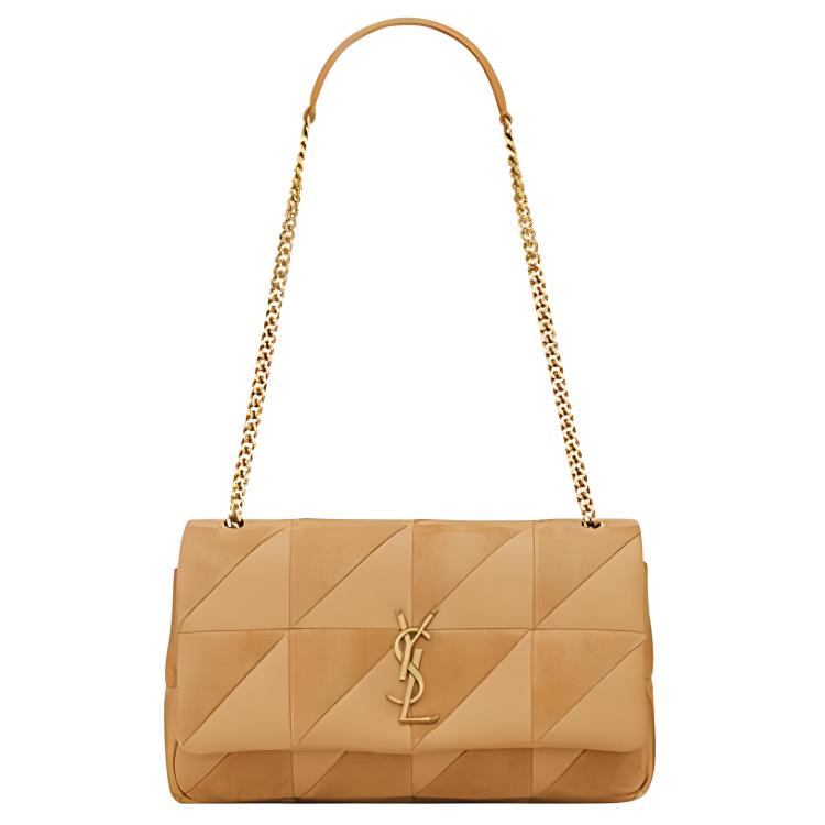 SAINT LAURENT Jamie Sheepskin Portable Crossbody Bag Shoulder Bag Women's Dark Sand