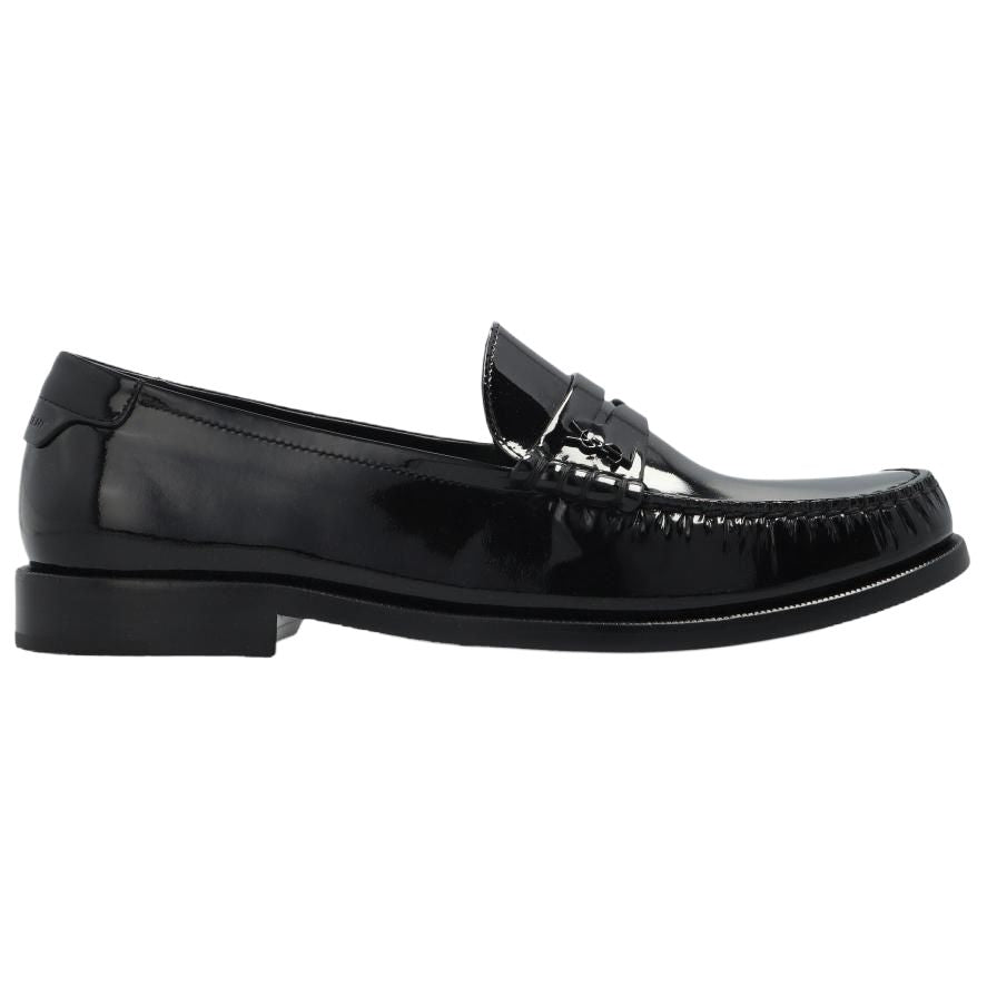 SAINT LAURENT Penny Loafers Women's Black