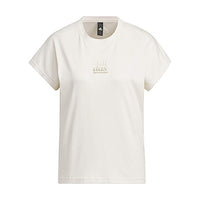 (WMNS) adidass Lounge Silky T-Shirt 'Beige' IM8859
