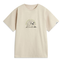 (WMNS) Li-Ning Panda Graphic Oversized T-shirt 'Light Brown' AHSUC04-7