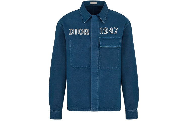 DIOR Dior Quarterly New Products Denim Jacket Men's Blue