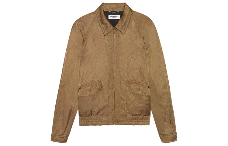 SAINT LAURENT Long sleeve Satin Jacket