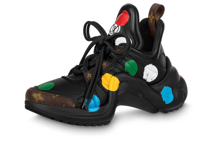 LOUIS VUITTON X Yk Academy Archlight Sneakers 'Black With Colorful Dots' Women's