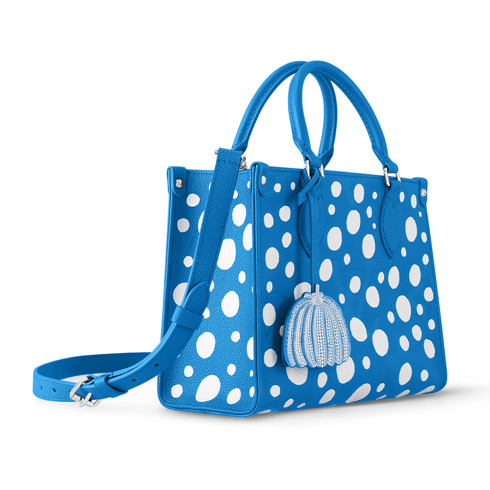 LOUIS VUITTON Lv X Ky Onthego Pm Blue/White