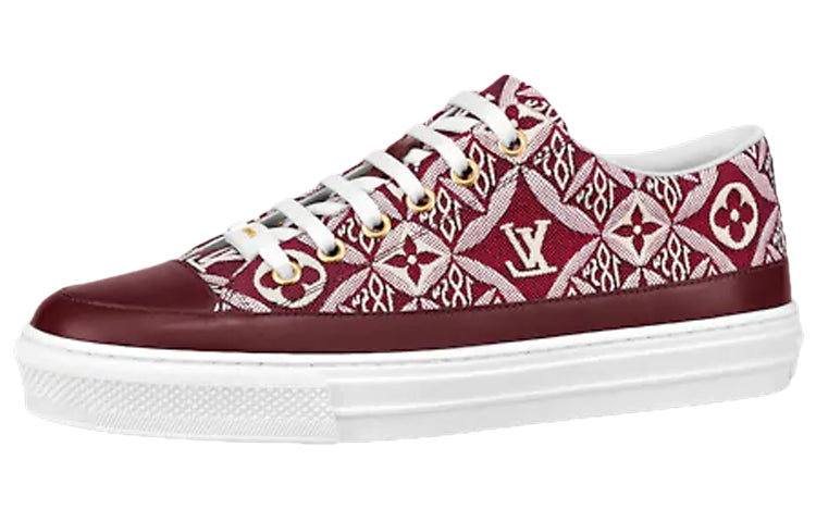 LOUIS VUITTON Stellar Sneakers 'White Red Monogram' Women's