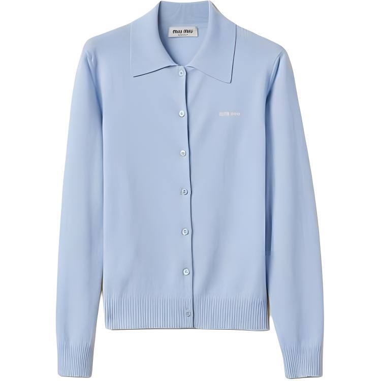 MIU MIU Knitwear Women's Light Blue
