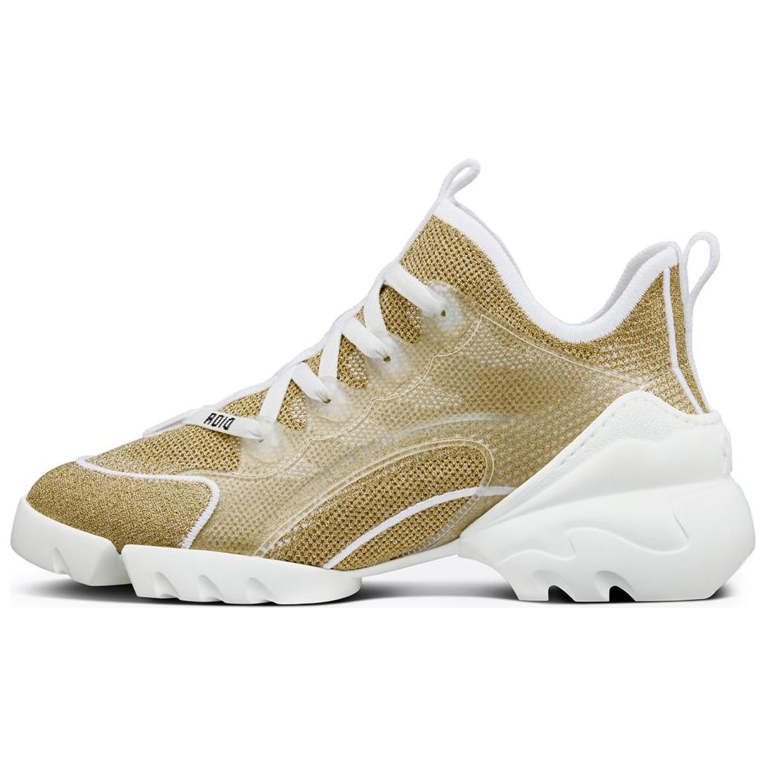 DIOR D Connect Gold Tone White Women's