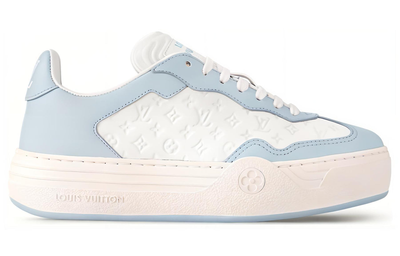 LOUIS VUITTON Low Top Skateboard Shoes Women's Blue