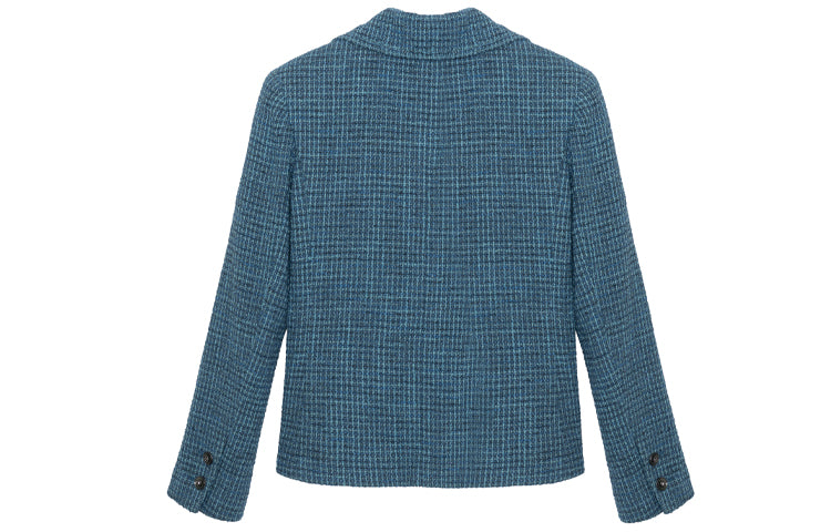CHANEL Jacket Women's Turkish Blue
