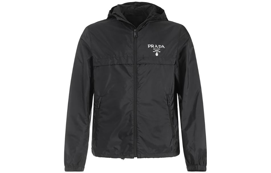 PRADA Hooded Re Nylon Windbreaker Jacket