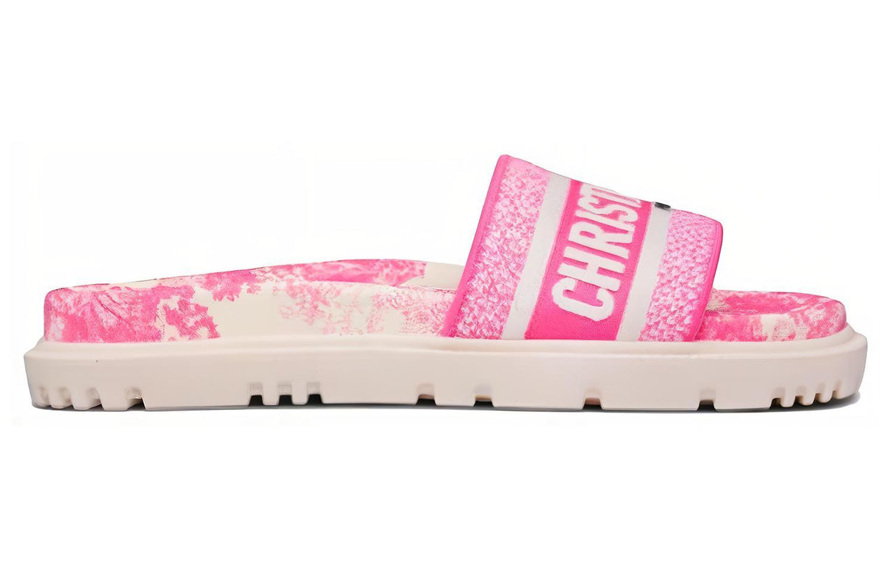 DIOR Dway Slip Resistant Slide Slippers Women's Bright Pink