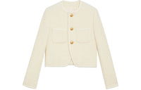 CELINE Jackets & Coats Women's Ivory White