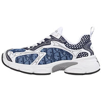 DIOR Vibe Monogram Low-Top Casual Shoes Women's Blue
