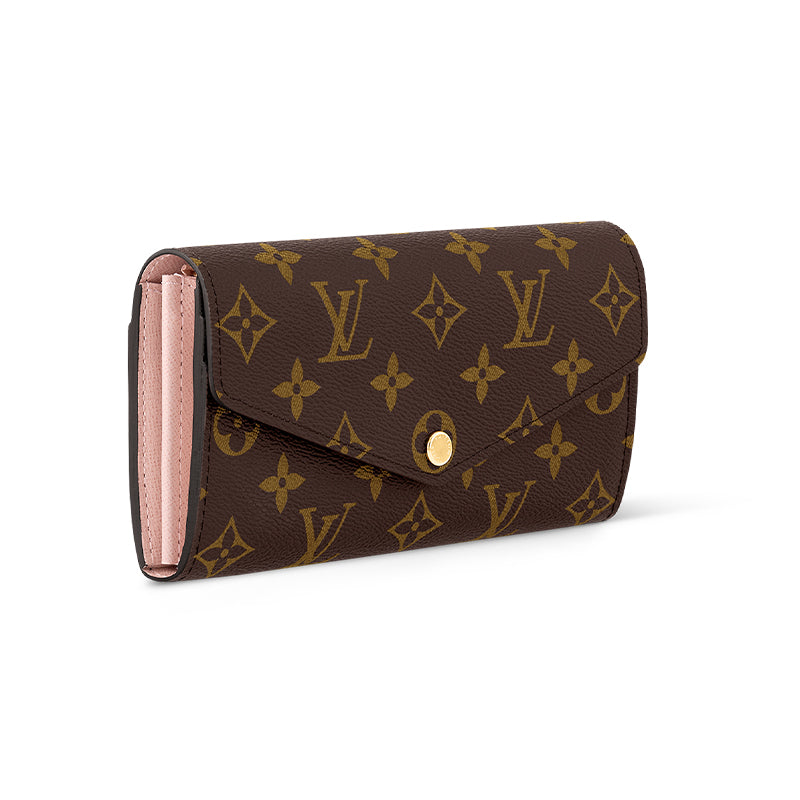 LOUIS VUITTON Sarah Wallet Monogram Rose Ballerine