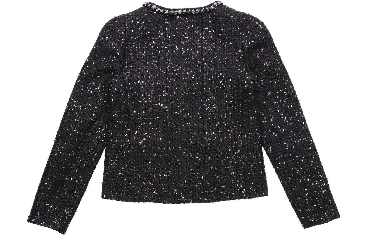 CHANEL Jacket Women's Spring Outerwear Black