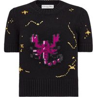 DIOR FW22 Cashmere Sweater Women's Black