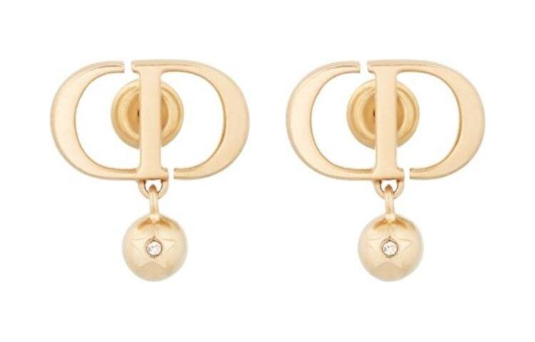 DIOR Earrings Women's Gold