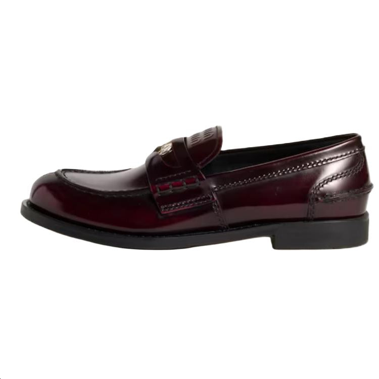 MIU MIU Loafers Women's Burgundy