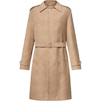 LOUIS VUITTON Cotton Silk Blend Trench