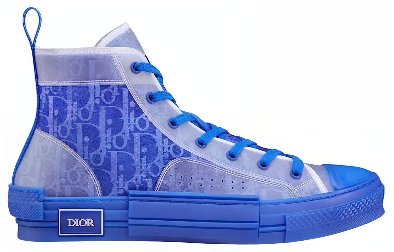 DIOR B23 High Top Blue DIOR Oblique Canvas