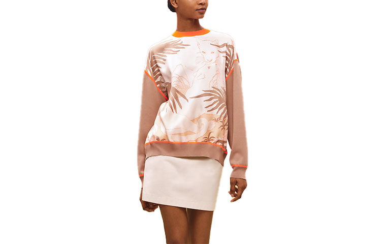 HERMES Sweaters Women's Beige