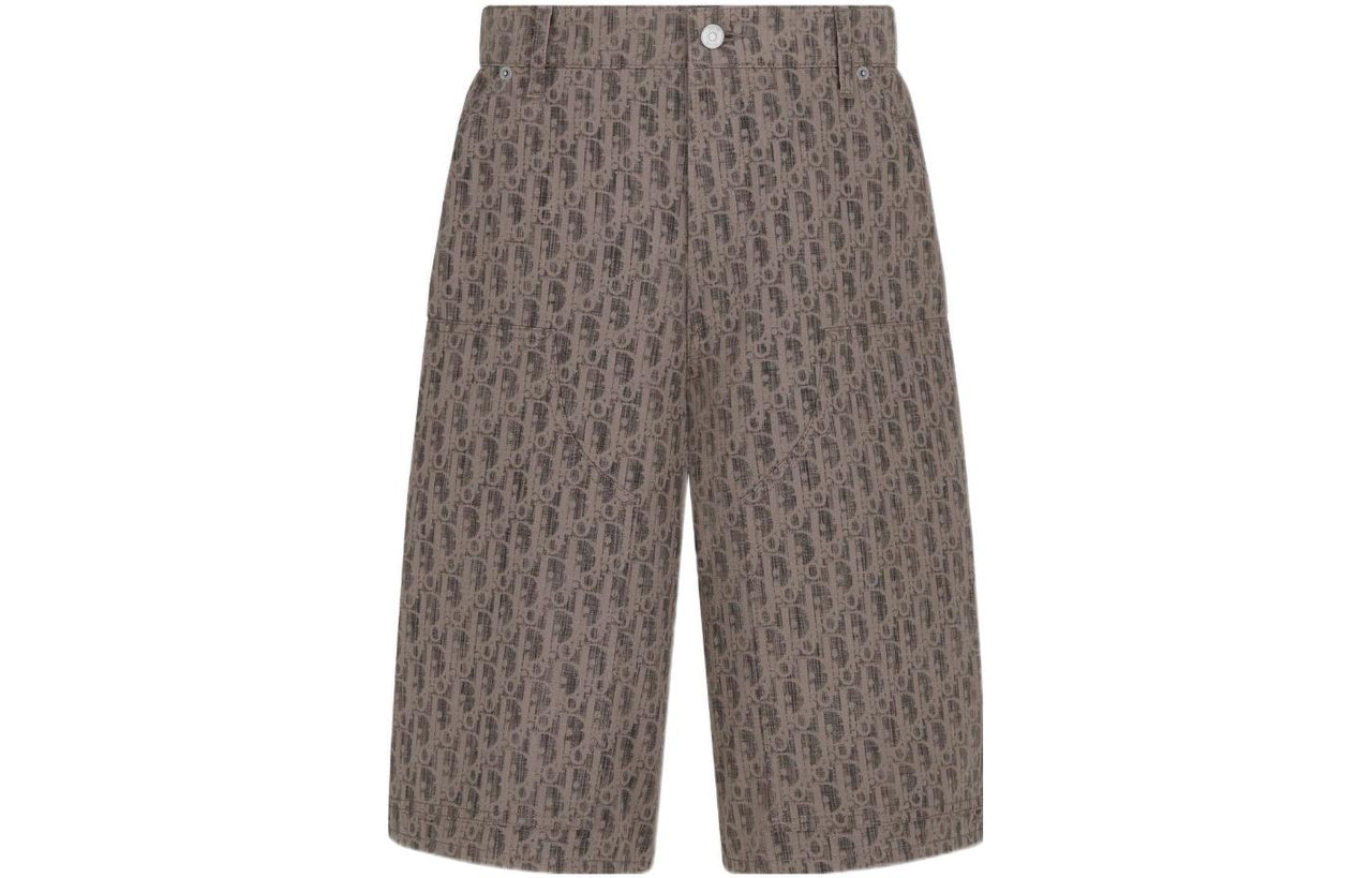 DIOR Dior Quarterly New Products SS22 Denim Shorts Men's Brown