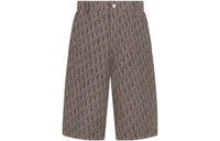 DIOR Dior Quarterly New Products SS22 Denim Shorts Men's Brown