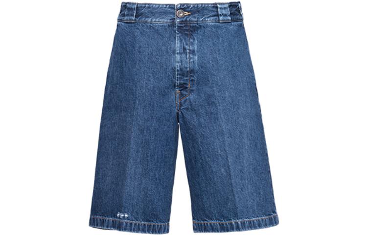 PRADA Denim Shorts Men Blue