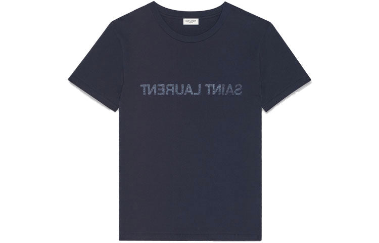SAINT LAURENT Reverse Logo T Shirt