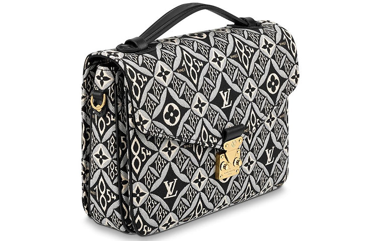 LOUIS VUITTON Pochette Metis Mm Since 1854 Jacquard Gray/Black