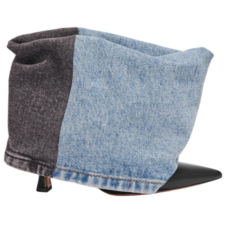 LOEWE Ankle Boots Women's Blue Gray