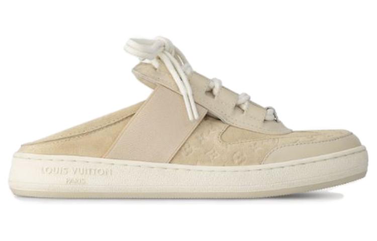 LOUIS VUITTON Lous Rubber Sole Closed Toe Slippers Women's Umber